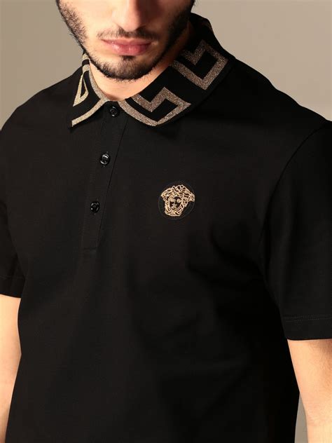 versace men's polo shirts|versace men's polo shirt sale.